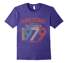 Awesome Since September 1979 Funny T-Shirt 38th Birthday Tee