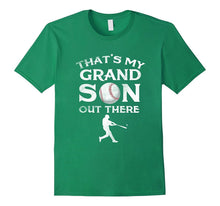 That's My Grandson Out There Baseball T-Shirt Papa Tee Mimi