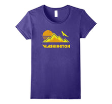 Retro Washington T-Shirt Distressed Hiking Tee