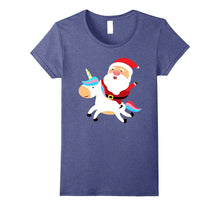 Santa Claus Unicorn Christmas Shirt | Xmas T-Shirt Gift