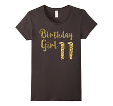 Birthday Girl 11 Glitter Shirt (Little Girls Birthday Shirt)
