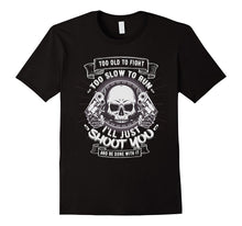 Cool Birthday T-Shirt for Grandpa. Best Gift for Gun Lover.