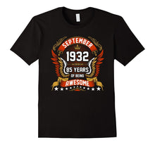 September 1932 85th Birthday 85 Years Old Gift T-Shirt