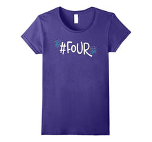 4th Birthday Party Shirt Kids Son Daughter Mom Dad Four 4
