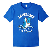 Jaw-Some 8 Years Old Funny Shark Tee 8th Birthday Gift