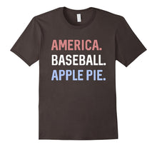 AMERICA. BASEBALL. APPLE PIE. Sport Summer Patriotic T Shirt