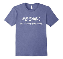 "My Snake Deleted My Homework" Funny Reptile King T-Shirt