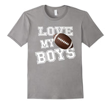 Love My Boys Football Shirt for Mom-Football Mom Shirts Dad