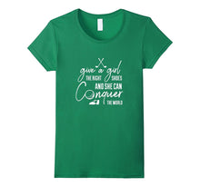 Give a Girl the Right Shoes Girls and Women Golf T Shirt