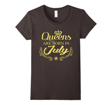 Cute Queens Are Born in July Diva Birthday T Shirt Gift