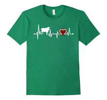 Cows Heartbeat Tshirt - Farming Love Tshirt - Farm Cows Tees
