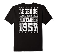 Legends Born in NOVEMBER 1957 Gift 60 Yrs Years Old Backside