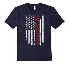 American Flag for Soccer Ball American T-Shirt