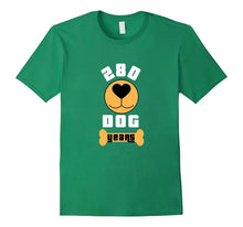 280 Dog Years 40 40th Birthday T-Shirt Fortieth Mom Dad Men