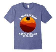 North Carolina Solar Eclipse T-Shirt Retro NC Mountain Shirt
