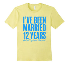 12 Years Married Anniversary 12th Year Wedding Gift T-Shirt