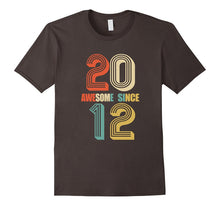 Awesome Since 2012 T-Shirt 5 Yrs Old Bday 5th Birthday Tee