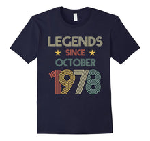 Legends Since October 1978 Shirt - 39th Birthday Gifts Shirt