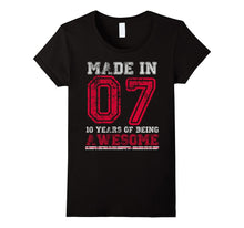 10th Birthday Gift - Made in 07 Awesome Tee Shirts