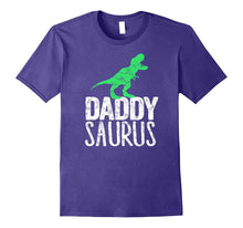 Mens DADDYSAURUS Funny Father Daddy T-Rex Family Matching Shirt