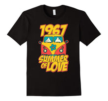 1967 Summer of Love Hippie Peace Van T-Shirt Happy Camper