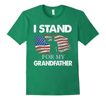 I Stand for My Grandfather Veteran American Flag Shirts