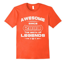 Awesome Since 2008 T-Shirt Gift for Great Birthday
