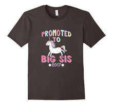 Promoted to Big Sister Shirt 2017 Unicorn New Sibling Tee