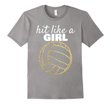 Hit Like a Girl Women's Volleyball Sports T-Shirt