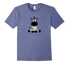 Cute Zebra Baby Sitting on T-Shirt Is Adorable Gift