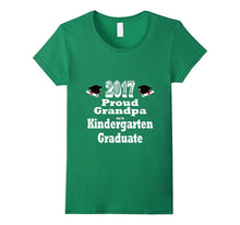 2017 Kindergarten Graduation Shirt Proud Grandpa Graduate