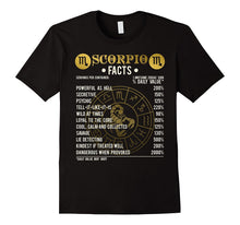 Scorpio Facts T-Shirt Scorpio Awesome Horoscope