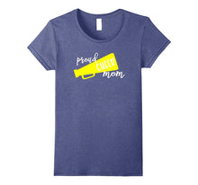 Proud Cheer Mom T-Shirt Yellow Megaphone