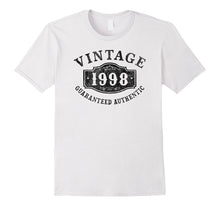 19 Years Old 1998 Authentic 19th B-Day Birthday Gift Shirt