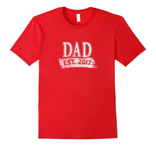 Men's Father's Day T-Shirt Cool 2017 First Time Dad Gift Shirts