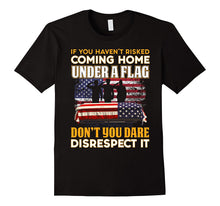 Coming Home Under Flag American Flag Veteran Proud Veteran