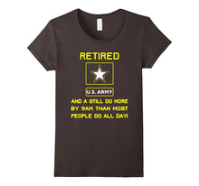Retired US Army Veteran T-Shirt Gift for Veteran Day 2017