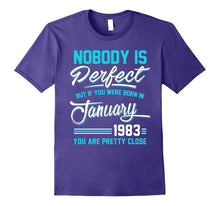 Nobody Is Perfect January 1983 T-Shirt 35th Birthday