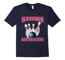 Strike for the Cure Breast Cancer Support Bowling Shirt