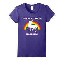 Cute Unicorn Current Mood: Majestic T-Shirt