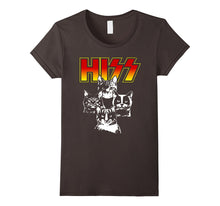 Hiss Funny Cats Kittens Rock Rockin T-Shirt Gift Tee Pun