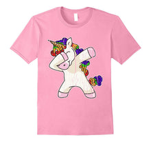 Dabbing Unicorn T-Shirt Dab Hip Hop Funny Magic Rainbow