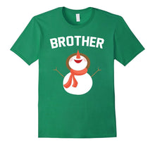 Brother Christmas Snowman Family Matching Pajamas T-Shirt