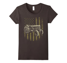 Patriotic Shirt for Men Tractor Shirt American Flag Shirt