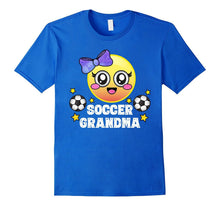 Cute Soccer Grandma Game Ball Kawaii Girl Emoji T Shirt