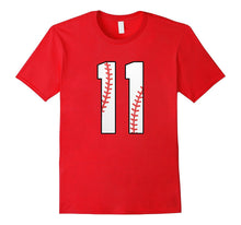 11nd Birthday Boy Eleven Years Baseball Funny T-Shirt
