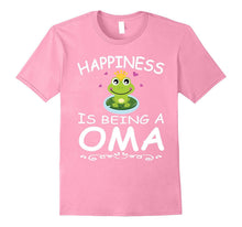 Happiness Is Being a Oma With Frog Funny T-Shirt Gift