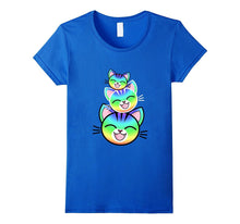 Neon Kitty Cat Slime Tabby Gaming Video Games Ranch Farm Tee