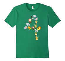Safari Animals Birthday T-Shirt for 4 Year Old Girls Boys