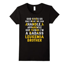 I'm a Badass Leukemia Brother Leukemia Awareness T Shirt